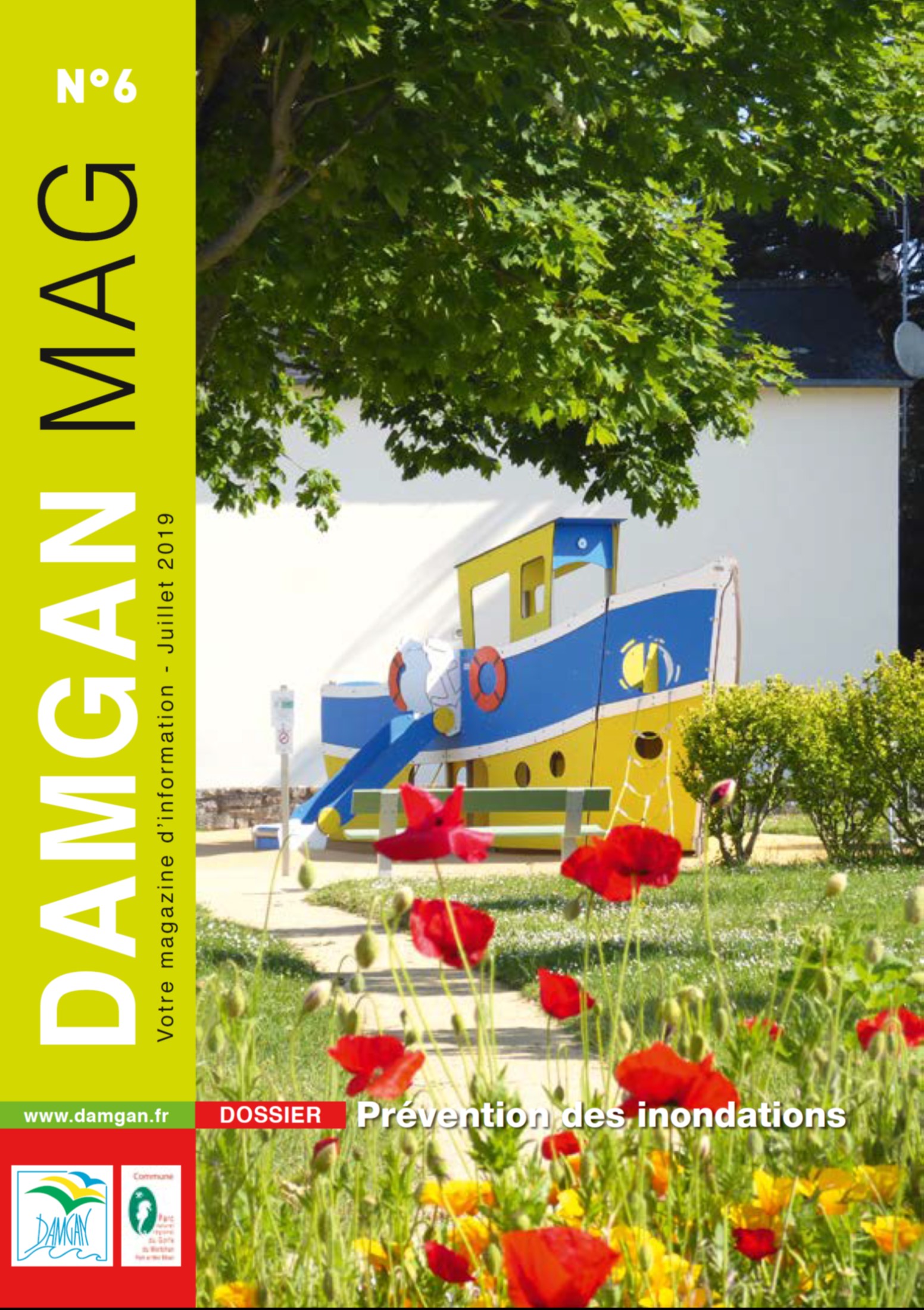 Couverture Damgan Mag n6 juillet 2019